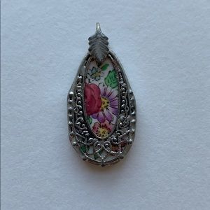 Wedgewood Pottery Necklace Charm